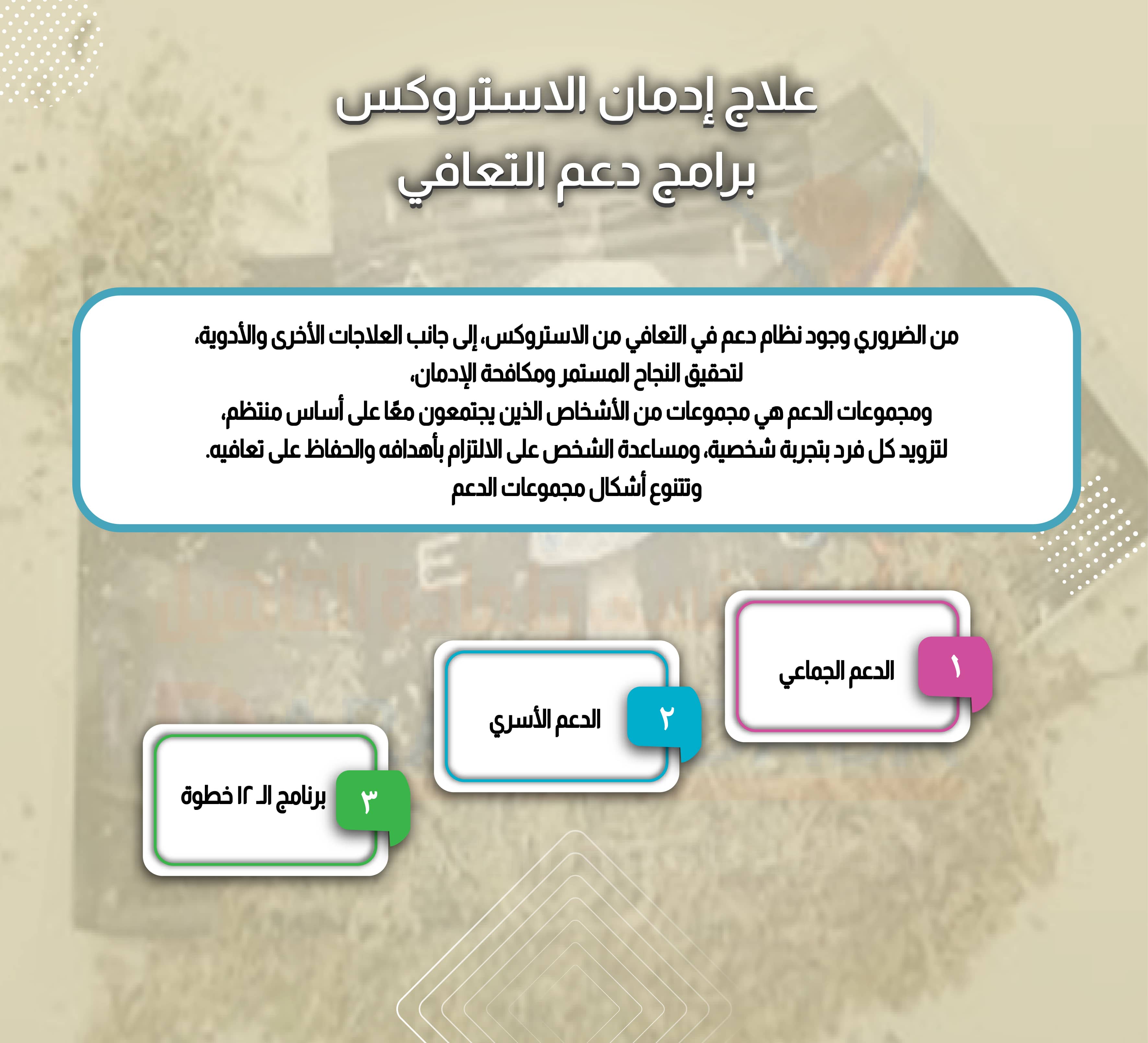 علاج إدمان الاستروكس برامج دعم التعافي
